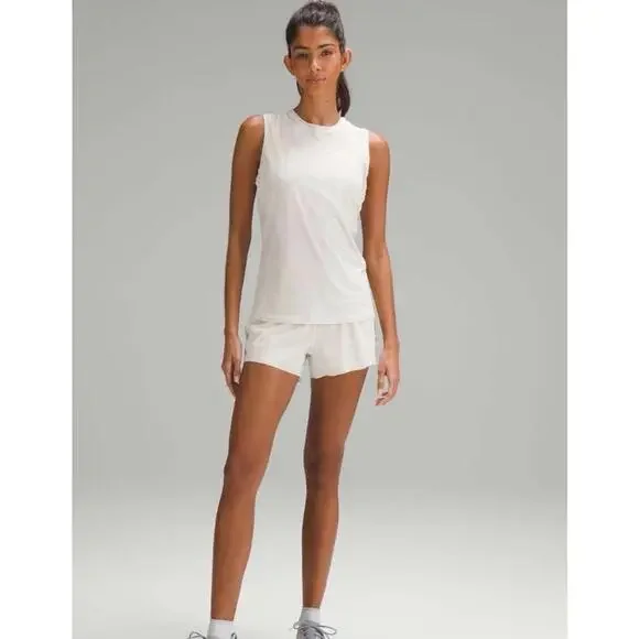 Lululemon lightweight trail running tank top in Bone (off white). Best for a 2. - Picture 2 of 6